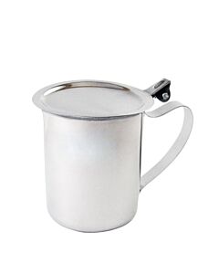 Omcan 10 oz. Stainless Steel Server with Stackable Cover