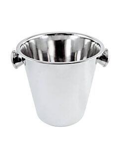 Omcan 4 Qt. Stainless Steel Wine Bucket with Knob Handle - USA