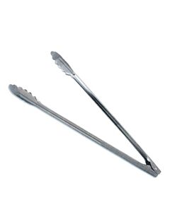 Omcan 16" Medium Duty Stainless Steel Coiled Spring Utility Tong - CA