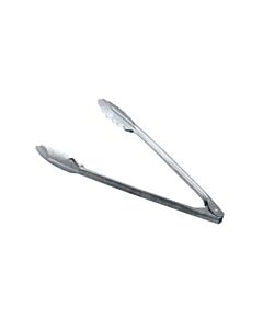 Omcan 12" Stainless Steel Coiled Spring Utility Tong - Heavy Duty - CA