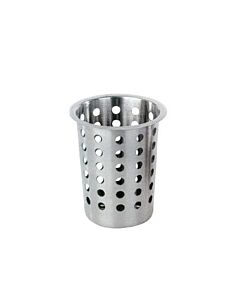 Omcan Perforated Stainless Steel Flatware Cylinder