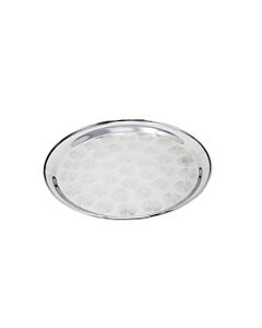 Omcan 14" Stainless Steel Round Serving Tray