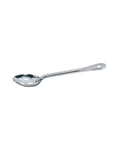 Omcan 15" Slotted Stainless Steel Basting Spoon - CA