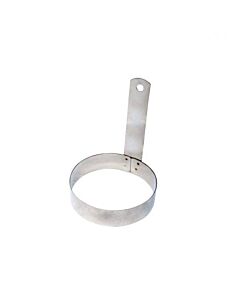 Omcan 6" Stainless Steel Egg Ring with Handle - USA