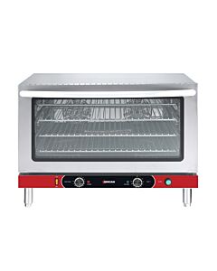 Omcan 32" Light-Medium Duty Full-Size Countertop Convection Oven with 100L Capacity - 220V, 2800W