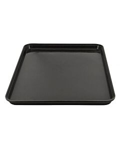 Zanduco 26" x 18" x 3/4" Black Fiberglass Market Tray - CA