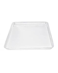 Zanduco 26" x 18" x 3/4" White Fiberglass Market Tray - CA