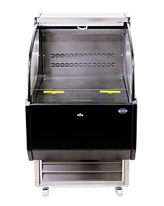 Zanduco 26" Open Refrigerated Floor Self-Serve Display Case with 6.6 cu.ft. Capacity
