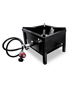 Omcan 15.5" Portable Outdoor Propane Burner - 65,000 BTU