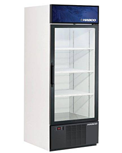 HABCO SF28HCBXM 30.5" Single Glass Swing Door Merchandiser Freezer 28 Cu.Ft. - 115V, 0.75HP - CA