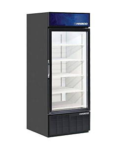 HABCO ESM28HC 30.5" Impulse Single Glass Swing Door Refrigerated Display 28 Cu.Ft. - 115V, 0.33HP - USA