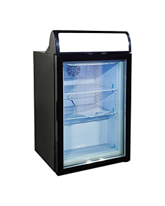 Zanduco 23" Countertop Display Freezer with Top Lightbox and 98L Capacity - 110V, 158W - USA