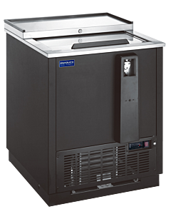 Zanduco 26" Reach-In Beer Bottle Cooler with 141L Capacity - 115V - USA