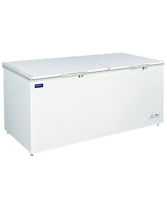 Zanduco 76" 2-Door Chest Freezer with Solid Flat Top and 560L Capacity - 115V - USA