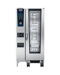Rational LM100FE iCombi Pro 20 Pan Half-Size Electric Combi Oven with Touch Screen Controls - 208/240V, 3 Phase, Energy Star Certified