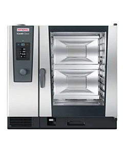 Rational CE2GRRA.0000276 iCombi Classic Single 10-Full Size Liquid Propane Combi Oven with Manual Controls - 208/240V, 1 Phase