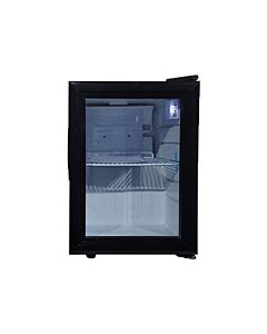 Zanduco 13" Black Countertop Display Refrigerator with 21L Capacity - 110V, 76W