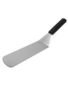 Omcan 10" Stainless Steel Spatula with Black Handle