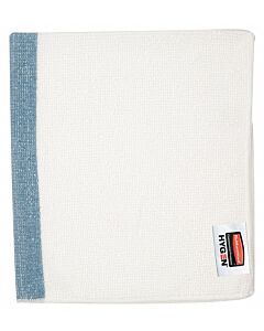 Rubbermaid RCP‐1805728 HYGEN™ 16" x19" Blue Sanitizer Safe Microfiber Cloth - 24/Pk - USA