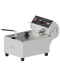 Omcan Elite Series 10lb. Electric Countertop Single Basket Deep Fryer - 120V, 1800W - CA