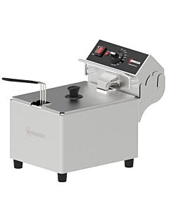 Omcan Elite Series 15lbs. Electric Countertop Single Basket Deep Fryer - 240V, 3600W - CA