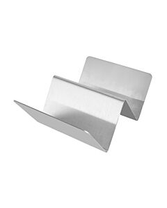 Omcan 47347 4" x 4" Stainless Steel Taco Holder with 1 to 2 Slots - USA