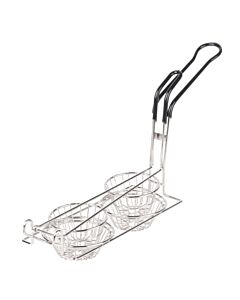 Omcan 47358 6" Tortilla Double Taco Fry Basket