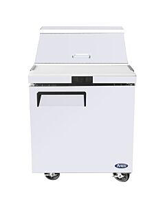 Atosa MSF8301GR 27" 8 Pan Refrigerated Sandwich Prep Table - CA