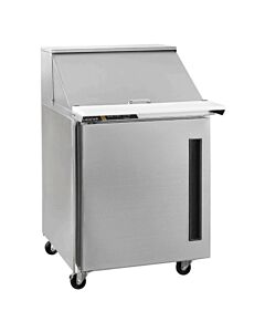 Centerline CLPT-2712-SD-R 27" 12 Mega-Top Refrigerated Solid Door Sandwich/Salad Prep Table Unit - USA