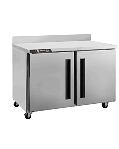 Centerline CLUC-48R-SD-WTLL 48" Undercounter Worktop Two Solid Door Refrigerator