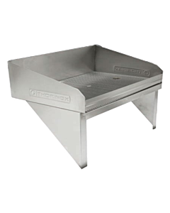 Omcan 12" x 18" Stainless Steel French Fry Dump Station Rack 16 Gauge 304