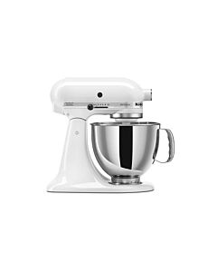 KitchenAid KSM150PSWH 5 Qt. Tilt Head Countertop Stand Mixer - White