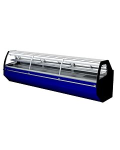 Frost Tech HWM12-RD 151 1/2" Cheese / Deli / Meat Refrigerated Display Case - Double Glass, Double Coil