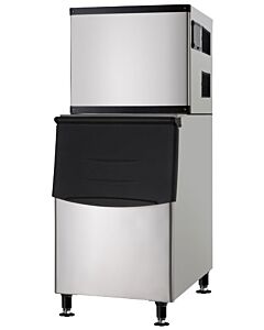Omcan Ice Machine with 275 lb Storage Bin - 350 lb/day Cube Ice Production Capacity