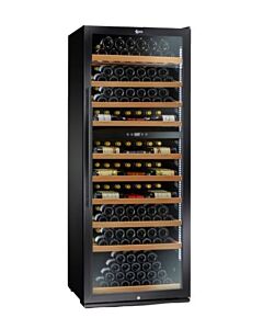 Vinovero Wine Cooler Dual Zone with 290 Bottle Capacity and Black Full Glass Door - CA