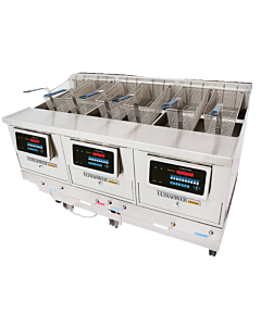 Ultrafryer B-P30-18-3-UC Commercial Fryer with UltraClear Plus Filtration 210-330 lbs. Capacity Natural Gas or Liquid Propane - 330,000 BTU
