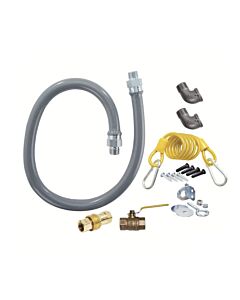 Dormont RG7548 ReliaGuard Gas Connector Kit 0.75" x 48" with Standard Snap Quick-Disconnect