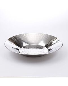 American Metalcraft 16-1/4" Round Hammered Stainless Steel Serving Bowl HMRD16