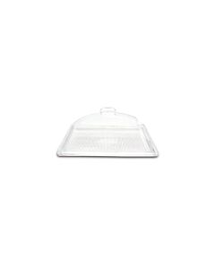 Delfin 12" x 10" x 5" Clear Dome Cover End Cut DRC-1210EC-00