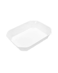 Delfin 8" x 10" x 2 Clear Cut Corner Tray BCC10800