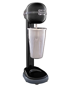 Omcan Stainless Steel Milkshake Blender Single Spindle - Black