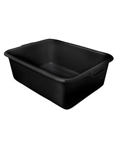 Omcan 21.5" x 15.5" x 7" Standard Dish/Bus Boxes - Black - USA