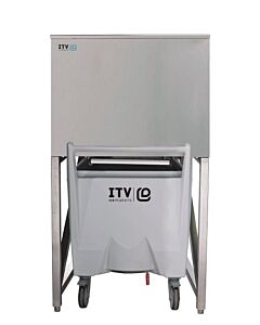 ITV SCS-350 Ice Storage Bin With single cart - 308 Lbs capacity - CA