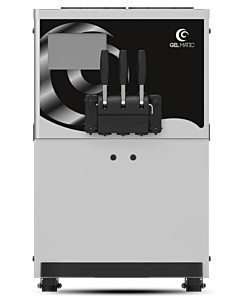 Gelmatic Double and Twist flavors Countertop Gravity Fed Soft Serve Machine - 26 Kg/h production capacity