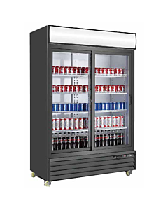 EFI C2S-52.4GD 52″ Two Door Glass Merchandiser Refrigerator, 50 Cu. Ft.