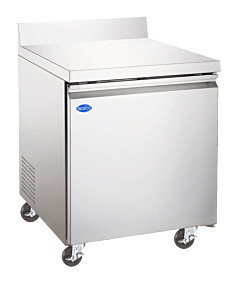 Zanduco 27" Worktop Freezer with Backsplash and 154L Capacity - 235W, 115V