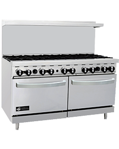 EFI RCTRS-10B-N 60″ Liquid Propane Gas Range With 10 Open Burner - 284,000 BTU