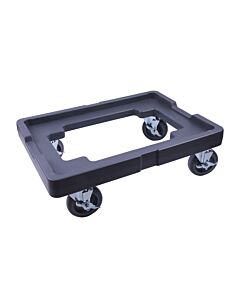 Omcan 18" x 26" Dough Proofing Box Dolly - Black