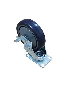 Omcan Caster with Brake for Worktables with Cabinet, Sliding Door and Drawers