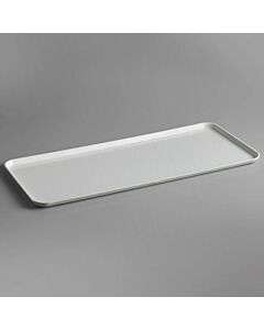 Cambro 1230MT148 Rectangular Market Tray / Pan 12" x 30" x 3/4" - White